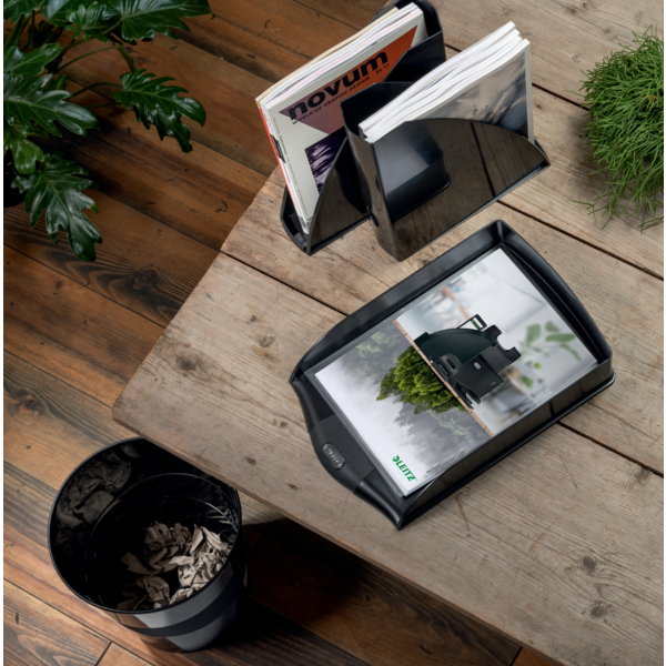 Papirkurv recycle 15 liter sort