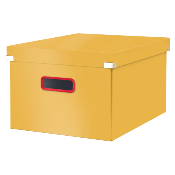 Arkivboks Click & Store Cosy Medium gul