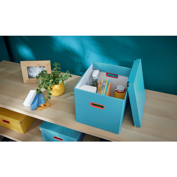 Arkivboks Click & Store Cosy Medium blå