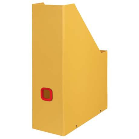 Tidsskriftsamler Click & Store Cosy gul