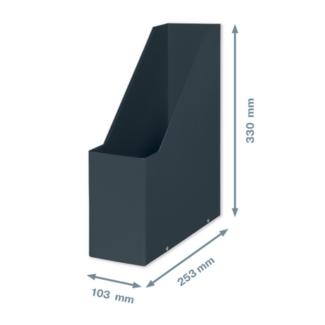 Tidsskriftsamler Click & Store Cosy grå