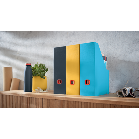 Tidsskriftsamler Click & Store Cosy grå