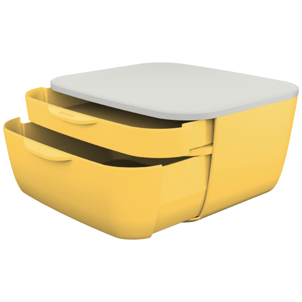 Skuffekabinet Cosy m/2skuffer gul