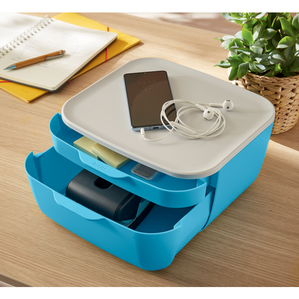 Skuffekabinet Cosy m/2skuffer blå