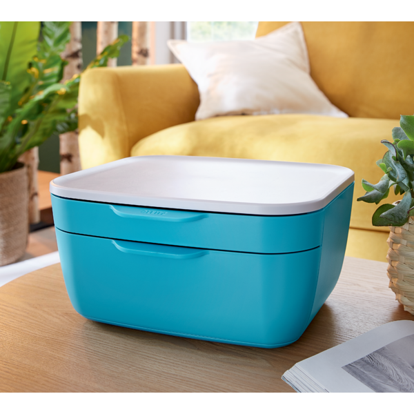 Skuffekabinet Cosy m/2skuffer blå