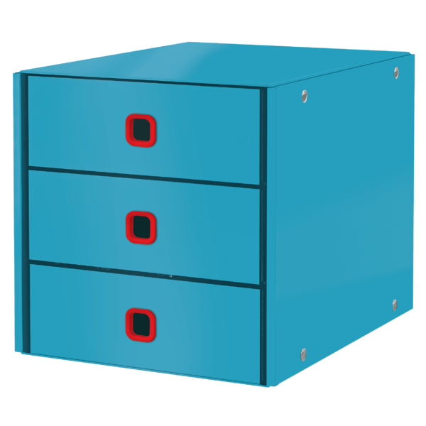 Skuffekabinet Click&Store Cosy 3 skuf blå