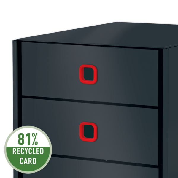 Skuffekabinet Click&Store Cosy 3 skuf grå