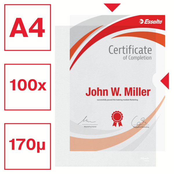 Omslag 160my PP præget A4 (100)