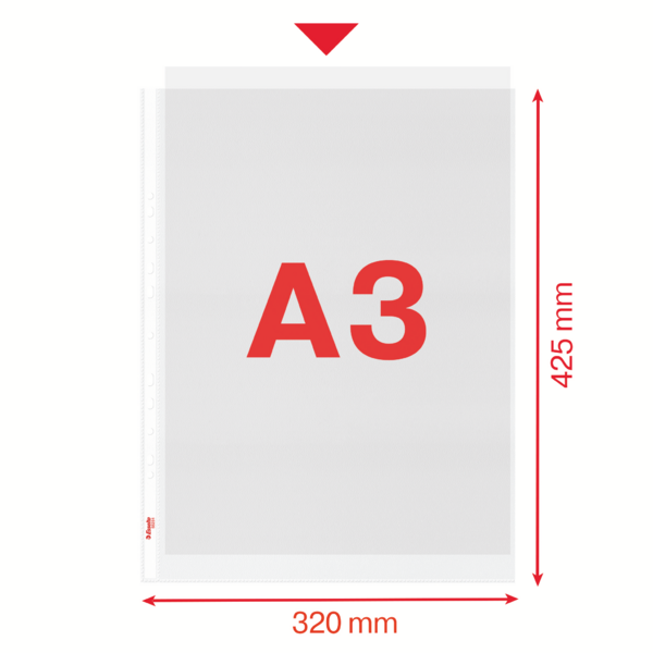 Lomme 75my PP præget A3 høj TÅ (50)