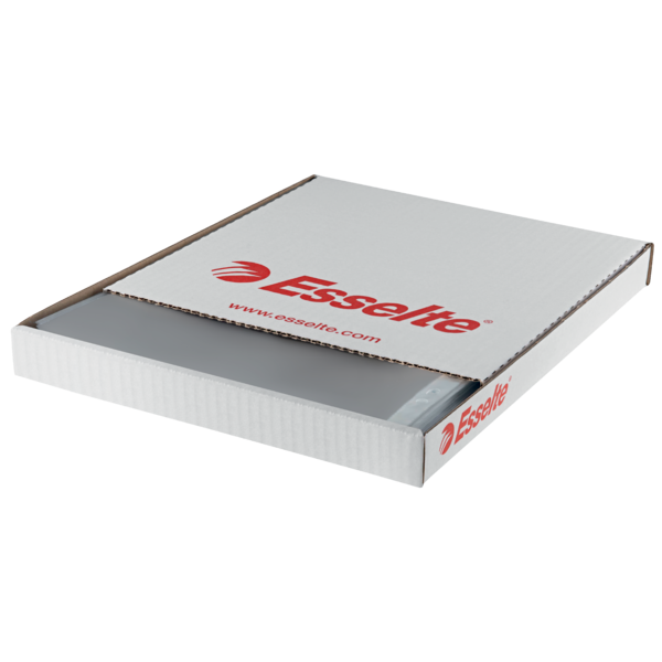 Signallomme 105my PP glasklar A4 TÅ rød(100)