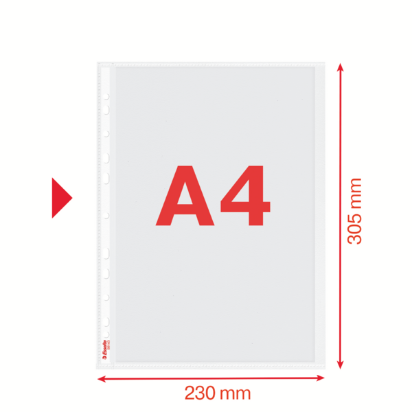 Lomme 85my PP præget A4 SÅ (100)