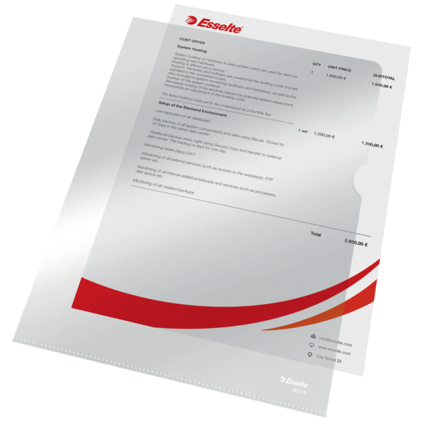 Omslag 105my PP glasklar A4 (100)