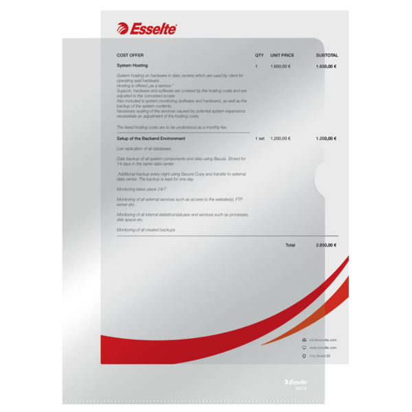 Omslag 105my PP glasklar A4 (100)