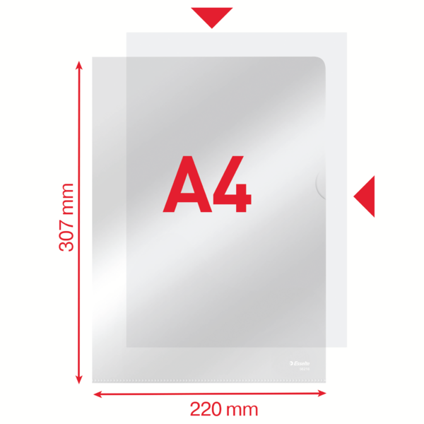 Omslag 105my PP glasklar A4 (100)