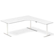 Hæve-sænkebord DNA, Hvid 2000x2000 mm Højre 3-ben/Hvid