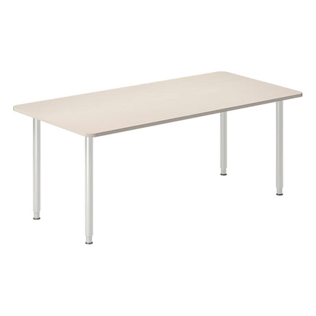 Skrivebord DNA, Birk 1800x800 mm I-ben/Alugrå