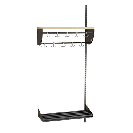 Børne garderobe Adde Kombination B, påbyg, bredde 750 mm 3 pladser