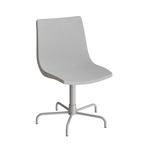 Stol Colt 10013 Drejeligt undestel, alugrå tekstil, alugrå stel