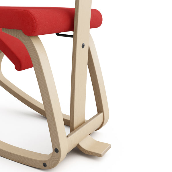 Knæstol Varier Variable Plus natur, REV 634 rød