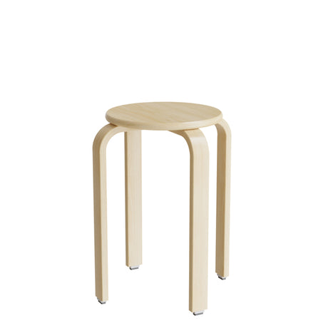 Taburet Oscar, 520 mm, sæde i birk laminat, stel i birkefinér