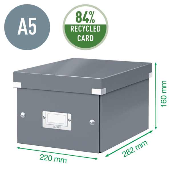 Arkivboks Click&Store lille hvid