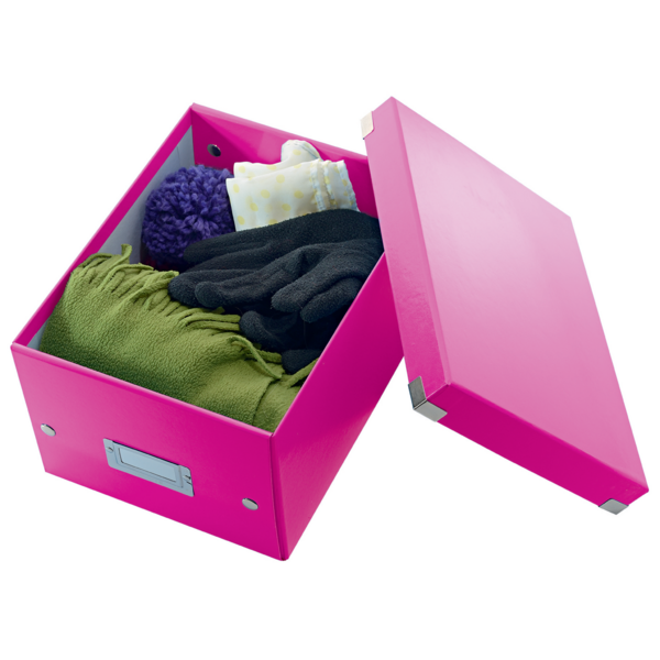 Arkivboks Click&Store lille WOW pink