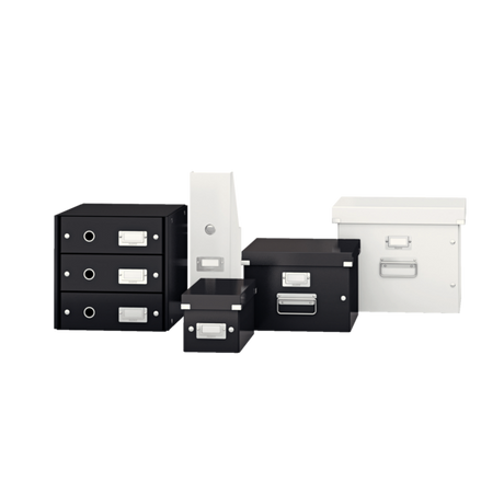 Tidsskriftsamler Click&Store WOW A4 hvid