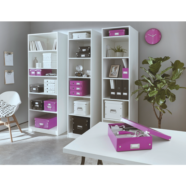 Skuffekabinet Click&Store 3 skuf WOW lilla