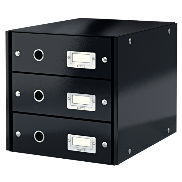 Skuffekabinet Click&Store 3 skuf sort