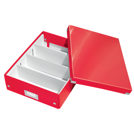 Organizer boks WOW Click&Store mellem rød