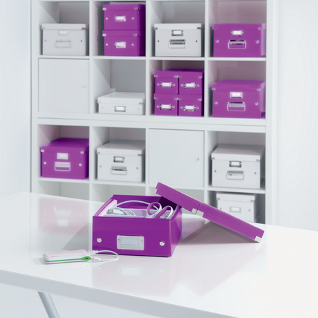 Organizer boks Click&Store mellem WOW lilla