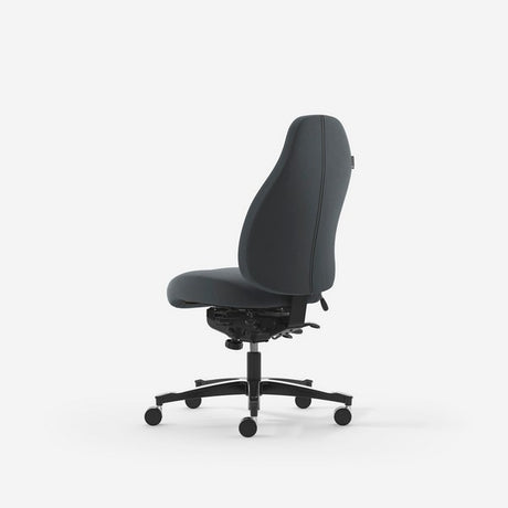 Kontorstol Malmstolen Classic 4000 Høj ryg, Grå