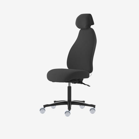 Kontorstol Malmstolen Adaptive 6006 Høj ryg, Antracit ESD med nakkestøtte