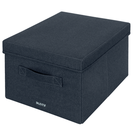 Opbevaringsboks i stof M grå (2)