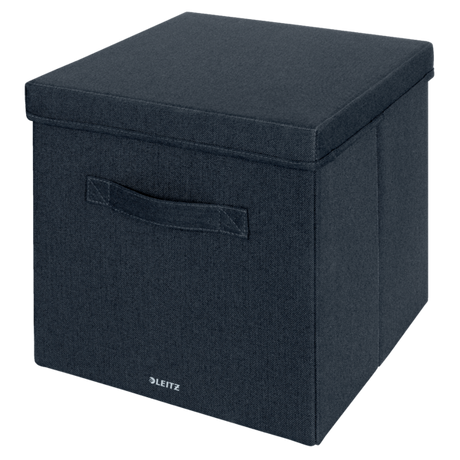 Opbevaringsboks i stof L grå (2)