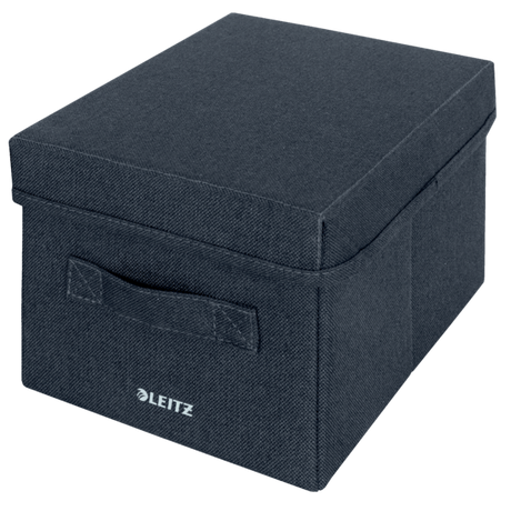 Opbevaringsboks i stof S grå (2)