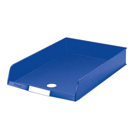 Brevbakke C4 stabelbar blå