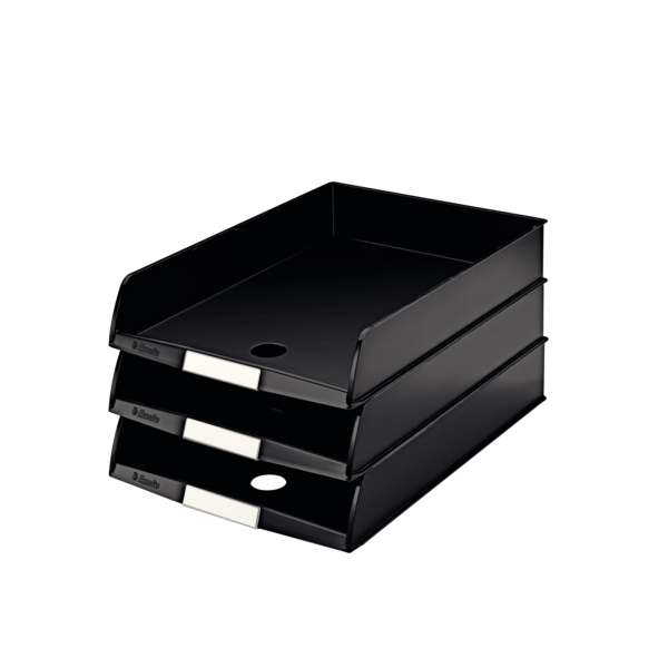 Brevbakke C4 stabelbar sort