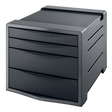 Skuffekabinet Europost Vivida 4 sk. sort