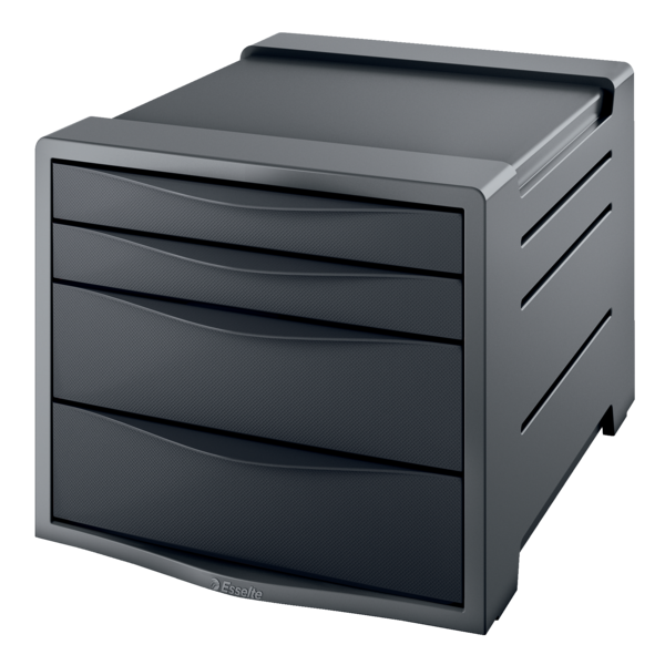 Skuffekabinet Europost Vivida 4 sk. sort