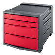 Skuffekabinet Europost Vivida 4 sk. rød