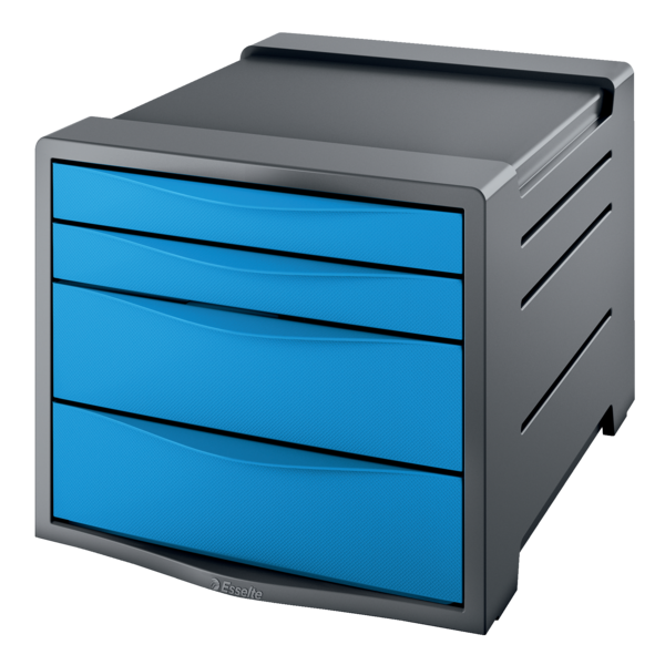 Skuffekabinet Europost Vivida 4 sk.l.blå