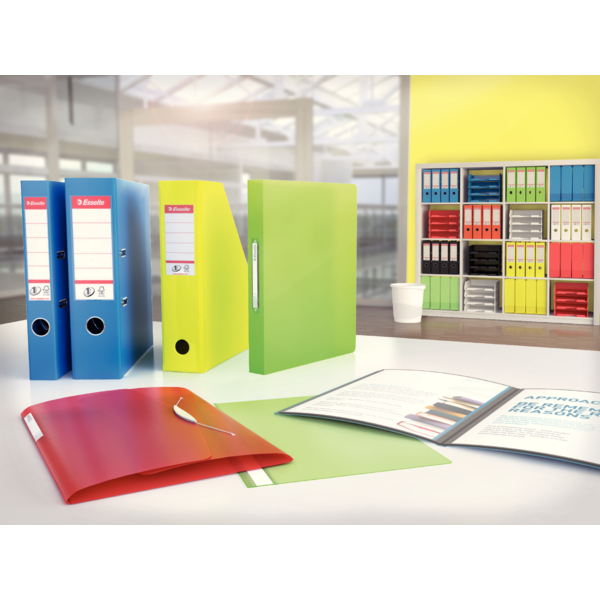 Brevordner No1 Vivida PP A4 75mm gul