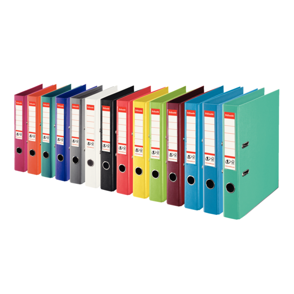 Brevordner No1 Vivida PP A4 50mm rød