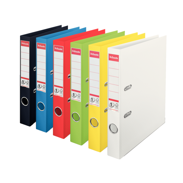 Brevordner No1 Vivida PP A4 50mm gul