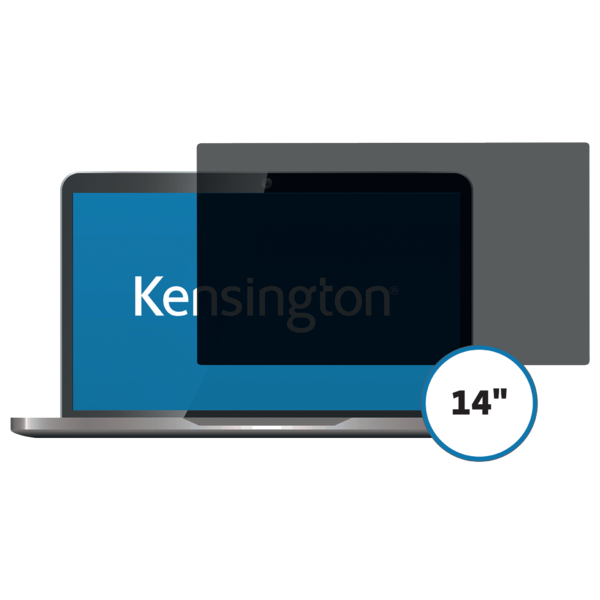 Kensington Privacy Filter 2 Way Removable 35.6cm 14" Wide 16