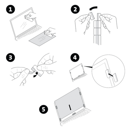 Kensington Privacy Filter 2 Way Removable 19,5'' (16:9)