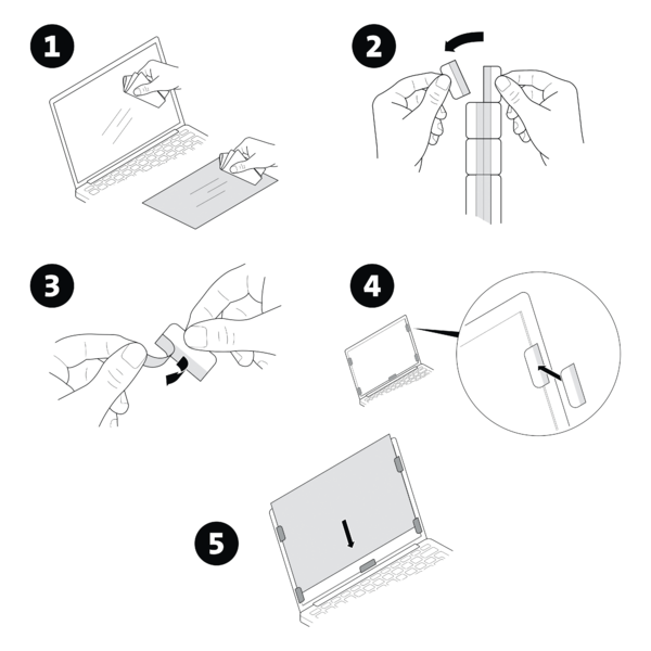 Kensington Privacy Filter 2 Way Removable 22'' (16:9)