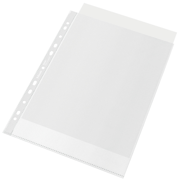 Lomme recycled 100my PP præg A4 (50)