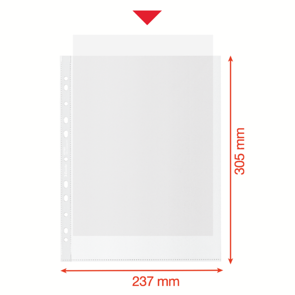 Lomme recycled 70my PP præg A4 maxi (50)